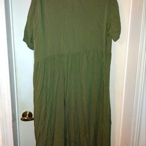 Olive Green Maxi Dress Soft and Comfortable Never Worn Size 4X